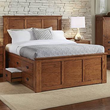Mission outlet storage bed